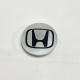 Ковпачок Honda на заводські диски | сірий глянець / чорний логотип | 70/64 мм | Центральні ковпачки Honda