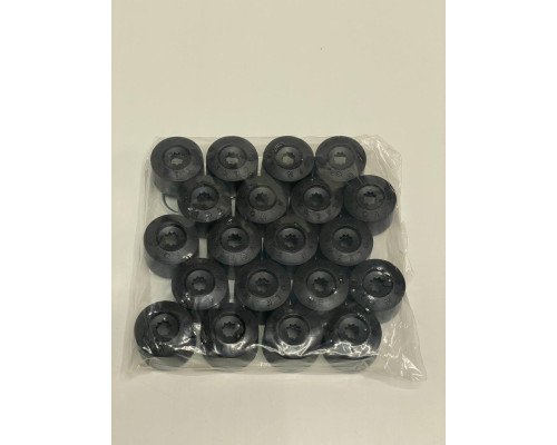 Ковпачки колісних гайок, болтів 17mm чорні volkswagen