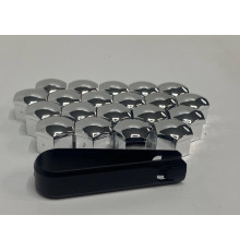 Ковпачки для колісних гайок, болтів 17mm Хром