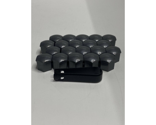 Ковпачки для колісних гайок, болтів 21mm Сірі/Графіт
