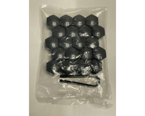 Ковпачки для колісних гайок, болтів 21mm Сірі/Графіт