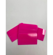 Ракель поліуретановий 12x7,5 Рожевий / Pink Rubber Squeegee