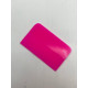 Ракель поліуретановий 12x7,5 Рожевий / Pink Rubber Squeegee