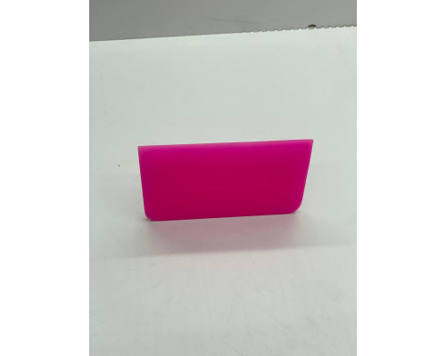 Ракель поліуретановий 12x7,5 Рожевий / Pink Rubber Squeegee