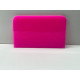 Ракель поліуретановий 12x7,5 Рожевий / Pink Rubber Squeegee