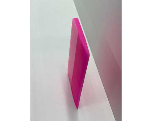 Ракель поліуретановий 12x7,5 Рожевий / Pink Rubber Squeegee