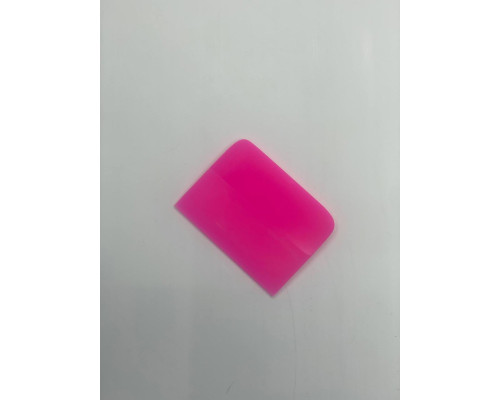 Ракель поліуретановий 10x7,5 Рожевий / Pink Rubber Squeegee
