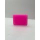 Ракель поліуретановий 10x7,5 Рожевий / Pink Rubber Squeegee