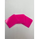 Ракель поліуретановий 10x7,5 Рожевий / Pink Rubber Squeegee