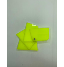 Ракель поліуретановий з магнітом 12x7,5 Неоно лаймовий / Neon Lime Rubber Squeegee