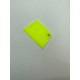 Ракель поліуретановий з магнітом 12x7,5 Неоно лаймовий / Neon Lime Rubber Squeegee