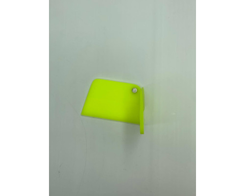 Ракель поліуретановий з магнітом 12x7,5 Неоно лаймовий / Neon Lime Rubber Squeegee