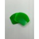 Ракель поліуретановий з заокругленням 9.5x7,5 зелений / Green Rubber Squeegee