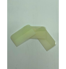 Ракель поліуретановий 10x5,5 прозорий / Transparent Rubber Squeegee
