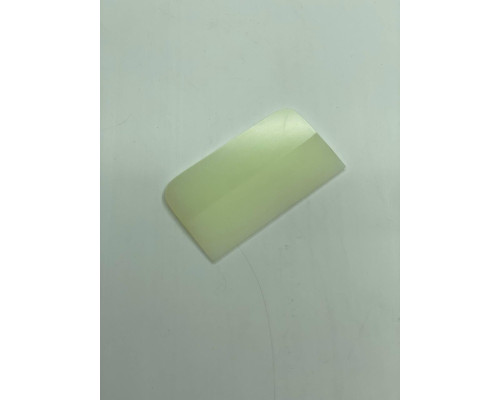 Ракель поліуретановий 10x5,5 прозорий / Transparent Rubber Squeegee