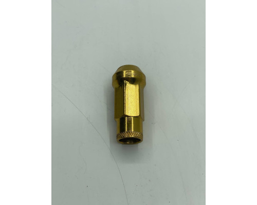 Гайка колісна MUTEKI SR48 M12x1.5 | Ключ 17 | Золотий | Конус