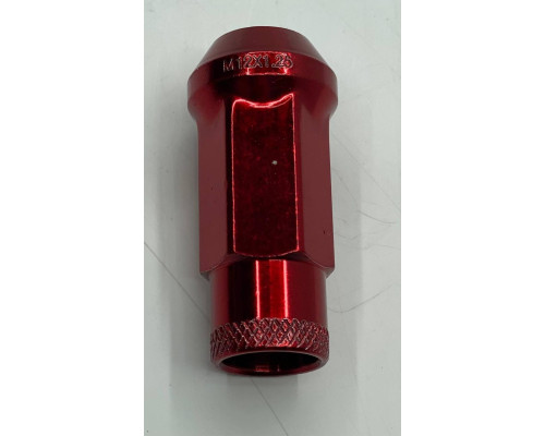 Гайка колісна MUTEKI SR48 M12x1.25 | Ключ 17 | Червоний | Конус