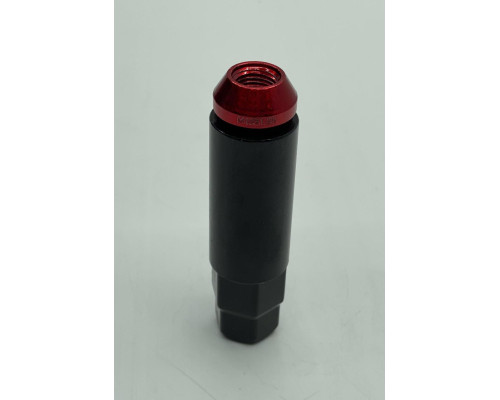 Гайка колісна MUTEKI SR48 M12x1.25 | Ключ 17 | Червоний | Конус
