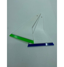 Ракель з ручкою поліуретановий 12.5x2 / Rubber Squeegee