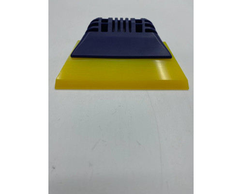 Ракель з ручкою поліуретановий 12.5x6 / Rubber Squeegee