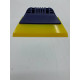 Ракель з ручкою поліуретановий 12.5x6 / Rubber Squeegee