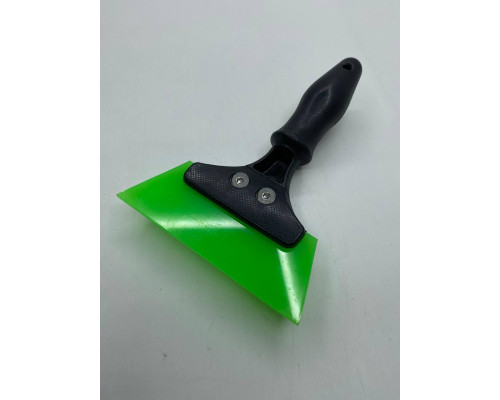 Ракель з пластмасовою ручкою поліуретановий 13x5 / Rubber Squeegee